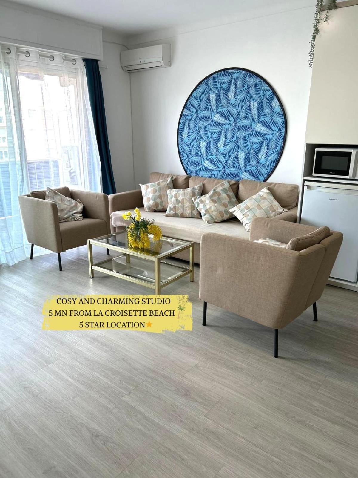 Bright & Spacious Near La Croisette Cannes
